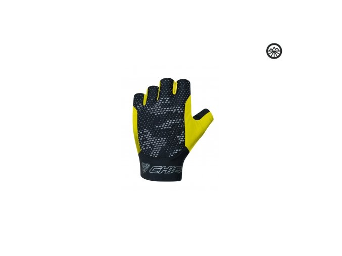 Cyklistické rukavice pro dospělé Pure Race žluté vel S