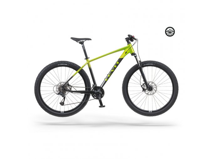 Kolo MTB 27,5" LEVIT NOTOS 7 lime black pearl rám 18"