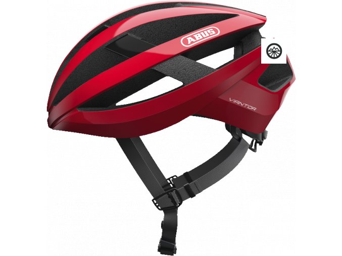 Helma ABUS Viantor racing red