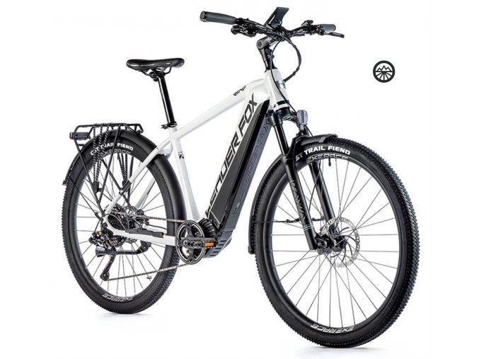 Krosové pánské elektrokolo Leader Fox BEND 28" BAFANG M510 bílé 2023