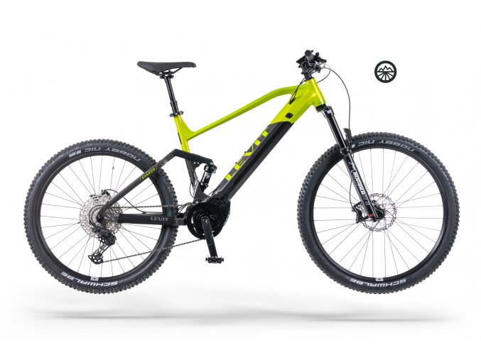 Elektrokolo eMTB Adv. FS LEVIT SVAROG BF lime black pearl