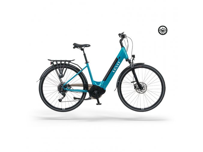 Elektrokolo eTrekking LEVIT MUSCA URBAN MX 630 low turquoise pearl rám 18