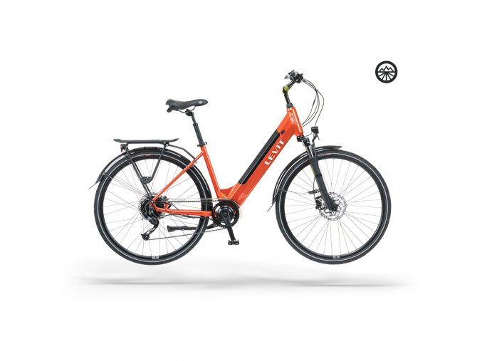 Elektrokolo eTrekking LEVIT MUSCA URBAN HD 630 low orange pearl rám 18