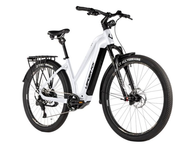 Dámské krosové elektrokolo Leader Fox BEND 28"BAFANG M510 bílé 2024