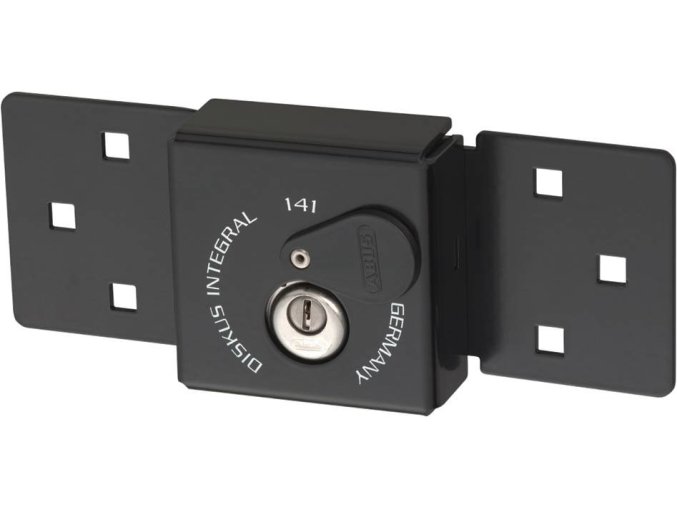 Petlice ABUS DI 141/200 + Zámek ABUS 26/70 černá