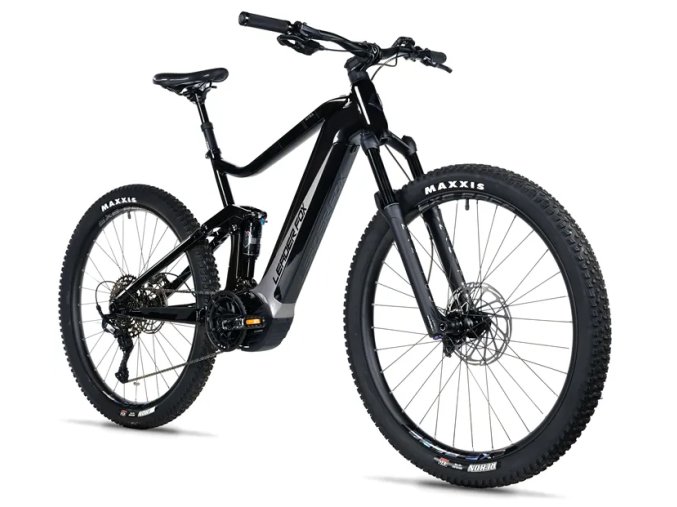 Horské elektrokolo LEADER FOX AYRA FULL.SUSP 29" BLACK SHINY PANASONIC 2025