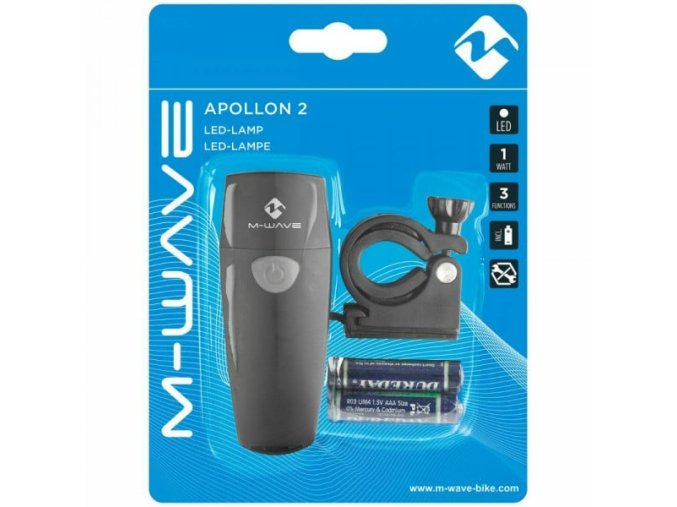 Přední světlo M-WAVE "Apollon 2" pro volný čas