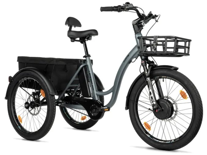 CARGO - TŘÍKOLKA CURTIS X FRONT MOTOR GREY MATT