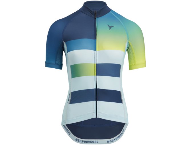 Silvini dámský dres WD2045 Mazzana navy-turquoise
