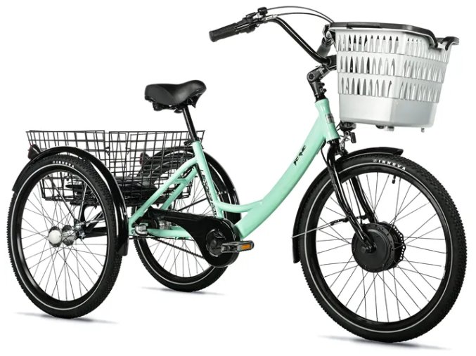 Elektrotříkolka LEADER FOX 24" CARGO - TRICYCLE BORMIO GREEN LIGHT