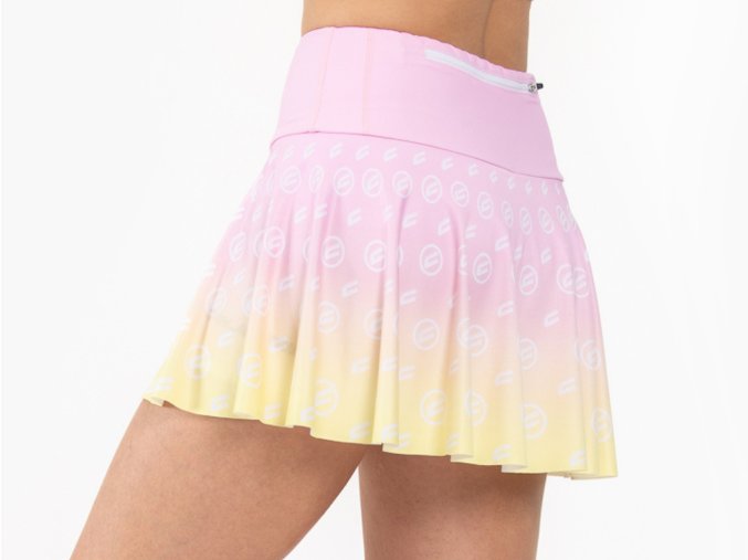 Crussis Sportovní sukně se šortkami FIT OMBRE růžová