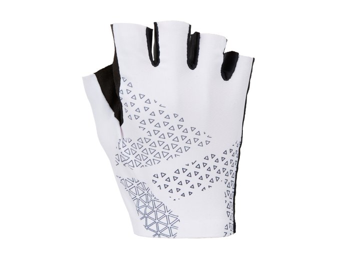 Unisex cyklistické rukavice Silvini UA1633 Sarca white-black