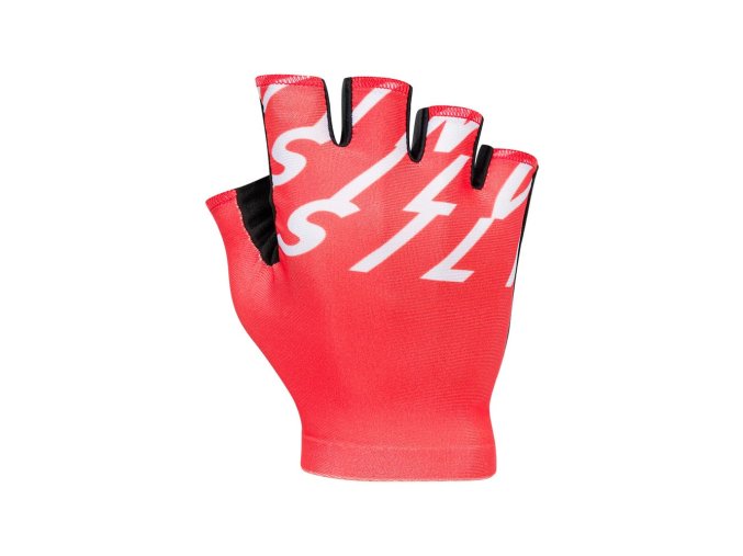Unisex cyklistické rukavice Silvini UA1633 Sarca ruby-white