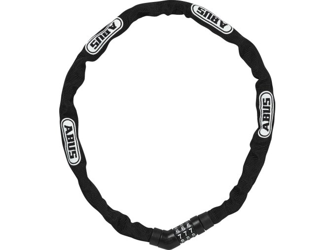 Zámek ABUS 4804C/75 black Steel-O-Chain