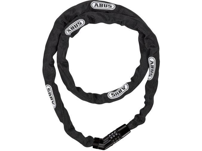 Zámek ABUS 4804C/110 black Steel-O-Chain