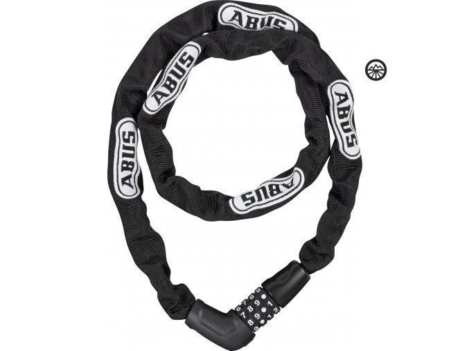 Zámek ABUS 5805C/110 black Steel-O-Chain