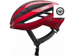 Helma ABUS Aventor racing red