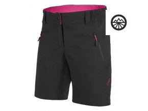 Dámské volné kalhoty ETAPE CAT černá/růžová