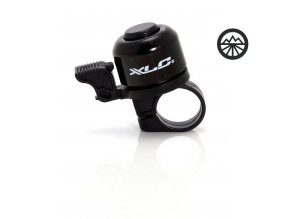Cyklistický mini zvonek XLC DD-M01 černý