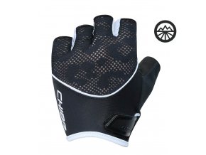 Cyklistické rukavice Chiba pro ženy Lady Gel černé/bílé