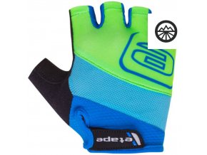 ETAPE – dětské rukavice SIMPLE modrá/zelená 11-12 let