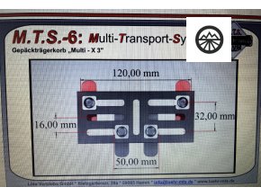 Adaptér pro uchycení koše na nosič