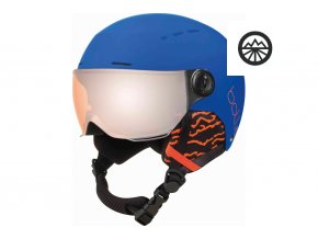 BOLLÉ QUIZ VISOR Royal Blue matte S 52-55cm