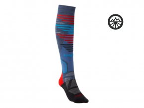 Pánské ponožky Bridgedale Ski Lightweight  Merino L blue black