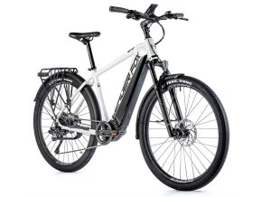 Krosové pánské elektrokolo Leader Fox BEND 28" BAFANG M510 bílé 2023