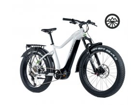 Elektrokolo FAT bike Leader Fox BRASA 26"PANASONIC GX ULTIMATE bílé 2023