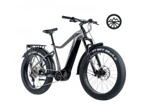 Elektrokolo FAT bike Leader Fox BRASA 26"PANASONIC GX ULTIMATE šedé 2024