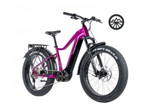 Elektrokolo FAT bike Leader Fox BRASA 26"PANASONIC GX ULTIMATE fialové 2024