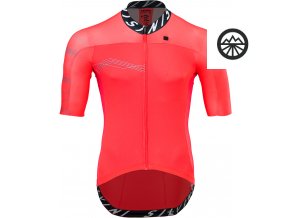 Pánský cyklistický dres SILVINI Stelvio červený