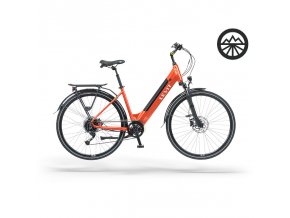 Elektrokolo eTrekking LEVIT MUSCA URBAN HD 468 low orange pearl ram 18