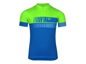 ETAPE – dětský dres PEDDY 2.0 zelená/modrá 152-158