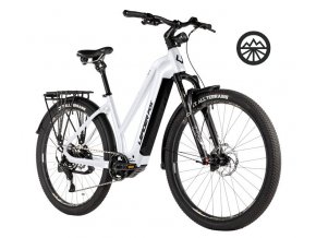 Dámské krosové elektrokolo Leader Fox BEND 28"BAFANG M510 bílé 2024