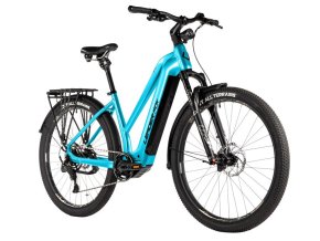 Dámské krosové elektrokolo Leader Fox BEND 28"BAFANG M510 světle modré 2024