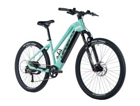 Dámské horské elektrokolo Leader Fox ARIMO 29"ZADNÍ MOTOR světle modré 2024