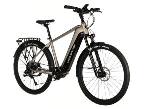 Pánské krosové elektrokolo Leader Fox Barnet 28"BAFANG M510 šedé 2023