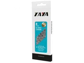 Řetěz 8sp. TAYA eOCTO-DH, 136 čl. - silver