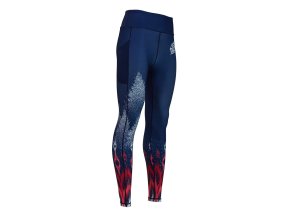 Silvini dámské legíny WP1909 Veroli navy-orange