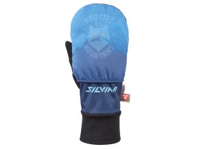 Unisex rukavice Silvini UA2126 Montignoso blue-orange