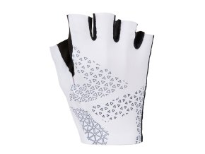 Unisex cyklistické rukavice Silvini UA1633 Sarca white-black