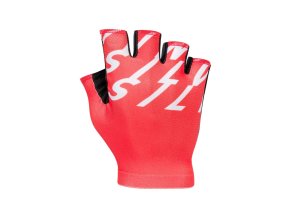 Unisex cyklistické rukavice Silvini UA1633 Sarca ruby-white