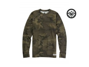 Pánské funkční triko BURTON LTWT dl. rukáv WORN CAMO