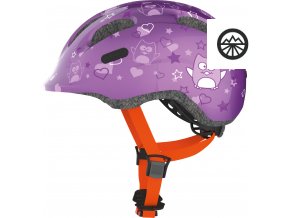 Dětská helma ABUS Smiley 2.0 purple star