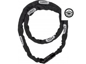 Zámek ABUS 4804C/110 black Steel-O-Chain