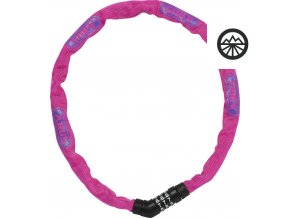 Zámek ABUS 4804C/75 pink Steel-O-Chain