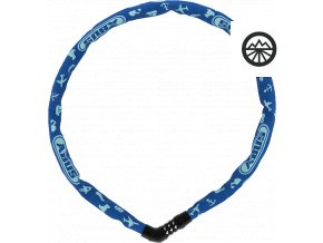 Zámek ABUS 4804C/75 blue SYMBOLS Steel-O-Chain