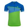 ETAPE – dětský dres PEDDY zelená/modrá